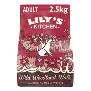 Lily’s Kitchen Crocchette naturali per cani adulti con Cervo e Anatra | 2,5 Kg