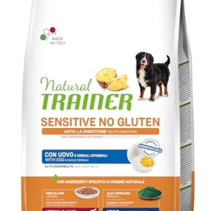 Natural Trainer Sensitive Senza glutine | Uovo e Cereali Integrali | 3 Kg