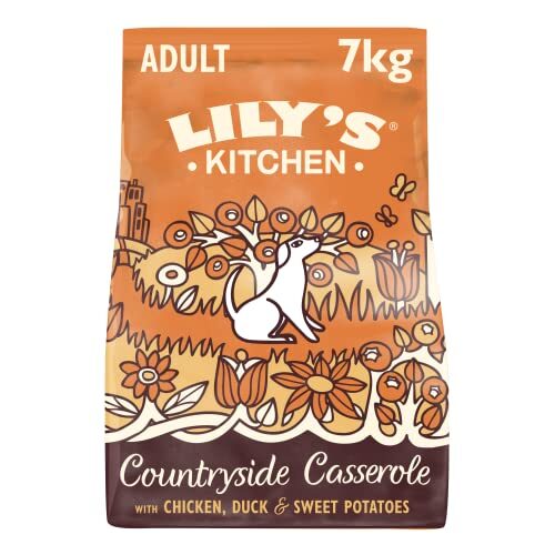 Lily’s Kitchen Crocchette naturali per cani adulti con pollo e anatra | 7 Kg